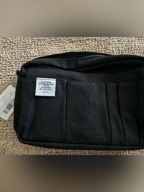 Delfonics Black Utility Pouch with Multiple Front Pockets